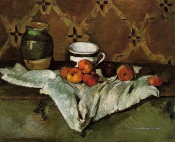 Impressionismus Stillleben Werke - Stillleben 1877 Paul Cezanne
